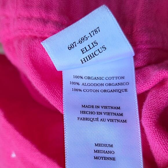 Rails Ellis shirt Hibiscus Size Medium Pink - Picture 6 of 6
